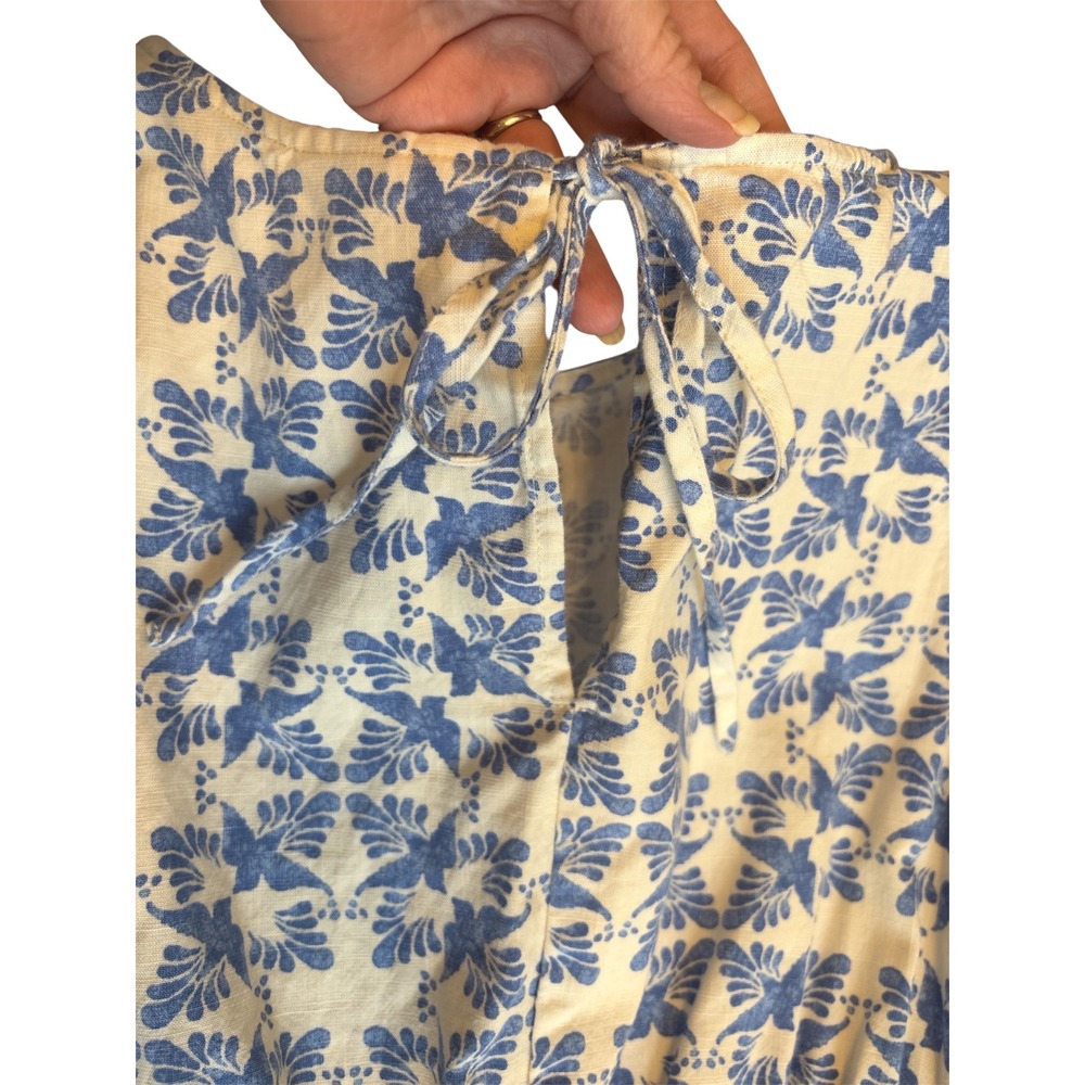 Universal Thread Bird Ikat Print Mini Sundress Iv… - image 8